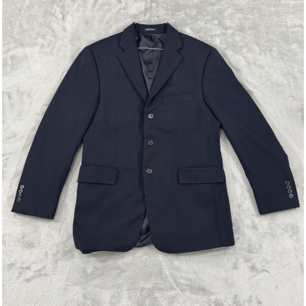 J Crew Blazer Jacket Mens 40 Reg Wool Sport Single Breasted Preppy Old Money